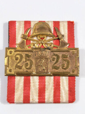 Großherzogtum Baden Ehrenzeichen für 25 Dienstjahre bei der Freiwilligen Feuerwehr, Nadel fehlt