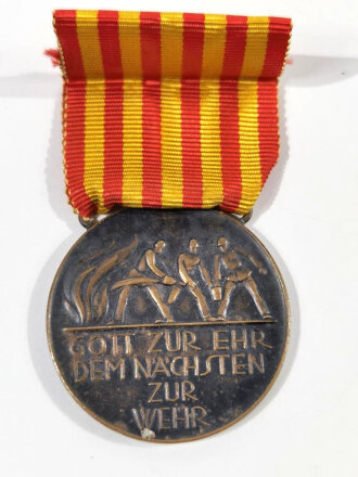 Freistaat Baden, Ehrenzeichen für Mitglieder der freiwilligen Feuerwehr für 40 Jahre 1920
