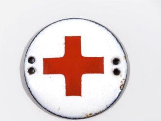 Freiwillige Krankenpflege, emailliertes Mützen- oder Kragenabzeichen 26mm