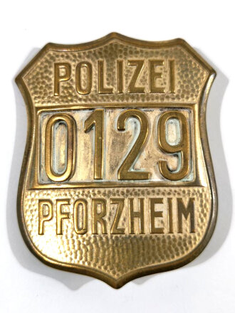 Dienstmarke " Polizei Pforzheim"  Höhe...