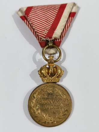 Österreich, Militär-Verdienstmedaille („Signum Laudis“) am Band der Tapferkeitsmedaille