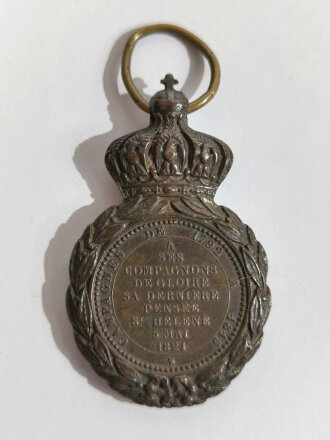 Frankreich,  St.Helena Medaille zur Erinnerung an den Tod...