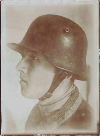 1.Weltkrieg, 3 Fotos eines feldgrauen mit Stahlhelm