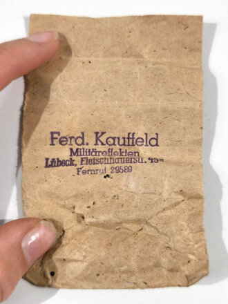 Papiertüte " Ferd. Kauffeld...