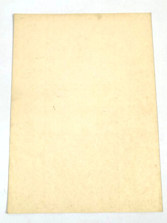 Polizei III.Reich, Ernennungsurkunde für einen Polizeimeister, ausgestellt 1941 in Wiesbaden. Großformatif, Doppelblatt, mit Blindprägesiegel