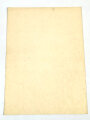 Polizei III.Reich, Ernennungsurkunde für einen Polizeimeister, ausgestellt 1941 in Wiesbaden. Großformatif, Doppelblatt, mit Blindprägesiegel
