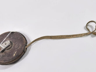 Pionier Maßband für die Klauenbeiltasche , stark gebraucht, datiert 1941, ungereinigt