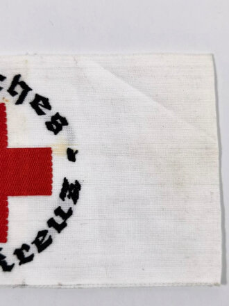 Armbinde "Deutsches Rotes Kreuz" vermutlich Nachkrieg, ungereinigtes Stück