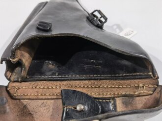 Koffertasche Pistole 08 Wehrmacht datiert 1942. getragenes Stück in gutem Gesamtzustand