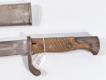 1.Weltkrieg, Seitengewehr 98/05 Hersteller Weyersberg Kirschbaum Solingen, preussische Abnahme von 1915 ,ungereinigtes Stück,Haken für Scheide fehlt