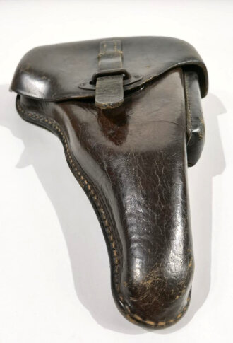 Koffertasche Pistole 38 Wehrmacht datiert 1942. getragenes Stück in gutem Zustand, dunkelbraun