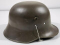 Stahlhelm Glocke in Stil des 1.Weltkrieg, ich glaube zu wissen das es sich um österreichische Gendarmerie handelt. Vermutlich überlackiertes Stück