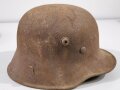 Stahlhelm frühe Wehrmacht . Ungereinigter Scheunenfund