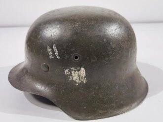 Heer, Stahlhelm Modell 1942. Zusammengehöriges, in...