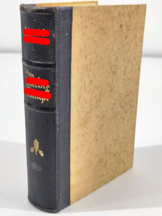 Adolf Hitler " Mein Kampf" Ausgabe 1939 mit Goldschmitt oben, ohne Widmung