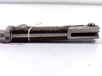 Preussen, Seitengewehr 98/05 ohne Feuerschutzblech, Herstellermarke Simson Suhl, Sägerücken ausgeschliffen, Hergestellt 1915, gereinigt,