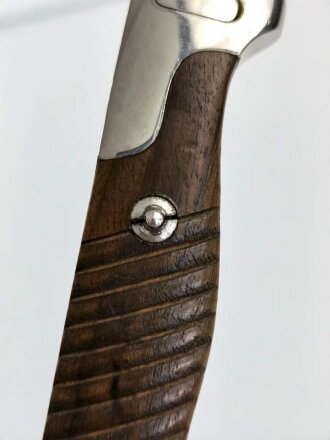 Kaiserreich, Seitengewehr Modell 98/02 mit Sägerücken, Eigentumstück, aufpflanzbar , Hersteller Eickhorn, sehr selten