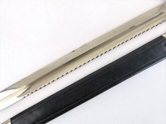 Kaiserreich, Seitengewehr Modell 98/02 mit Sägerücken, Eigentumstück, aufpflanzbar , Hersteller Eickhorn, sehr selten