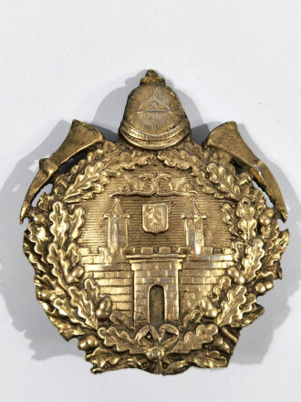 Emblem für eine Feuerwehrhaube