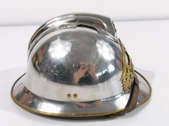 Feuerwehr, Frankreich Feuerwehrhelm aus Metall, Größe 58