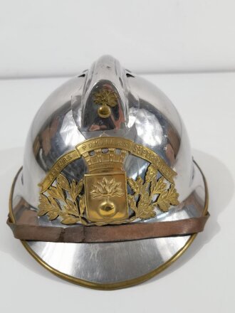 Feuerwehr, Frankreich Feuerwehrhelm aus Metall, Größe 58