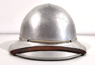 Feuerwehr, Grubenfeuerwehrhelm aus Aluminium, vermutlich...