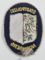 Ärmelabzeichen "Stadtpolizei Nürnberg"