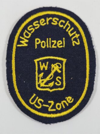 Ärmelabzeichen "Wasserschutz Polizei US Zone"