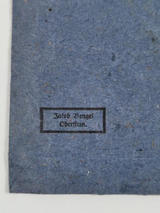 Eisernes Kreuz 2.Klasse 1939, im Bandring Hersteller 44 für Jacob Bengel Oberstein. Mit zugehöriger Papiertüte