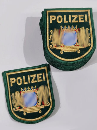 Ärmelabzeichen Polizei Bayern, sie erhalten 1 ( ein ) Stück aus der originalen Umverpackung