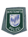 Bereitschafts Polizei Bayern, Ärmelabzeichen in gutem Zustand, aus dem Ärmel ausgeschnitten. Sie erhalten 1 ( ein ) Stück