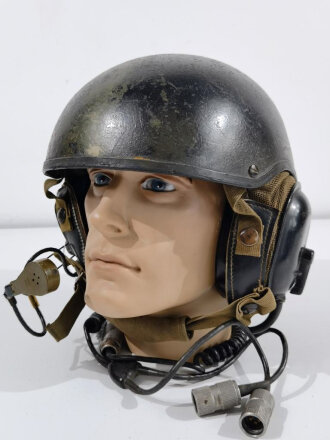 U.S, 1978 dated "Combat Vehicle Crewman’s Helmet"  well used, damaged