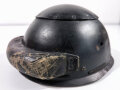 British WWII Tanker First Pattern Crash Helmet RTR / RAC, good condition