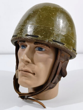 Belgien, 1951 datierter Kradhelm, Schutzhelm für...