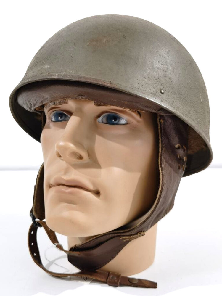 British 1942 dated dispatch riders helmet in very good condition, 300