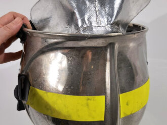 Frankreich, Helm für Feuerwehr aus Kunststoff. Gebraucht, guter Zustand