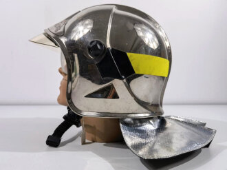 Frankreich, Helm für Feuerwehr aus Kunststoff. Gebraucht, guter Zustand