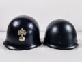 Frankreich, zweiteiliger Stahlhelm für Polizei in gutem Zustand