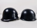 Frankreich, zweiteiliger Stahlhelm für Polizei in gutem Zustand