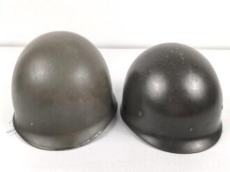 Niederlande, Stahlhelm Baumuster M1 , das Innenfutter datiert 1978. Gebraucht, guter Gesamtzustand