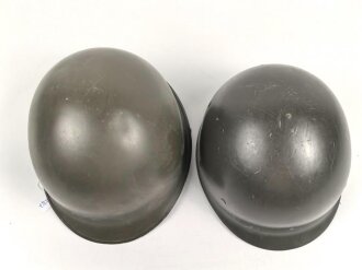 Niederlande, Stahlhelm Baumuster M1 , das Innenfutter datiert 1978. Gebraucht, guter Gesamtzustand