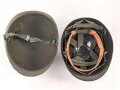 Niederlande, Stahlhelm Baumuster M1 , das Innenfutter datiert 1978. Gebraucht, guter Gesamtzustand
