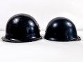 Frankreich, zweiteiliger Stahlhelm für Polizei in gutem Zustand