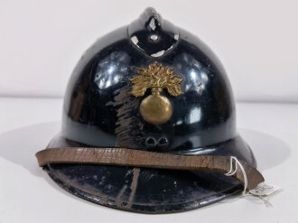 Frankreich, Helm für Polizei aus Metall ( ex Modell 1926 Stahlhelm)  Gebraucht