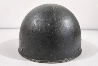 Schweiz, Stahlhelm M48/62. Originallack, getragenes Stück