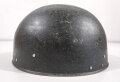 Schweiz, Stahlhelm M48/62. Originallack, getragenes Stück