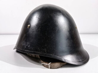 Dänemark, Stahlhelm Modell 23, schwarzer Originallack