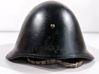 Dänemark, Stahlhelm Modell 23, schwarzer Originallack