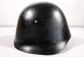 Dänemark, Stahlhelm Modell 23, schwarzer Originallack