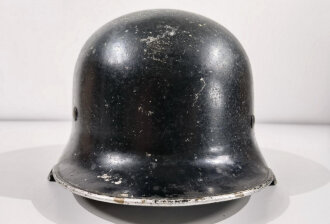 Feuerwehr Leichtmetall Helm III.Reich. Originallack, die...